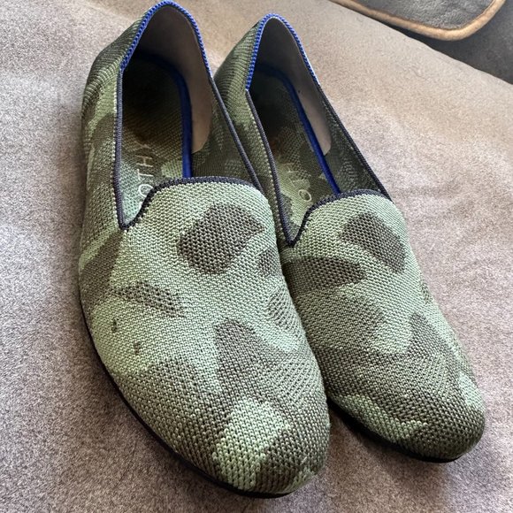 Rothy's Loafer in Olive Camo - Picture 2 of 4